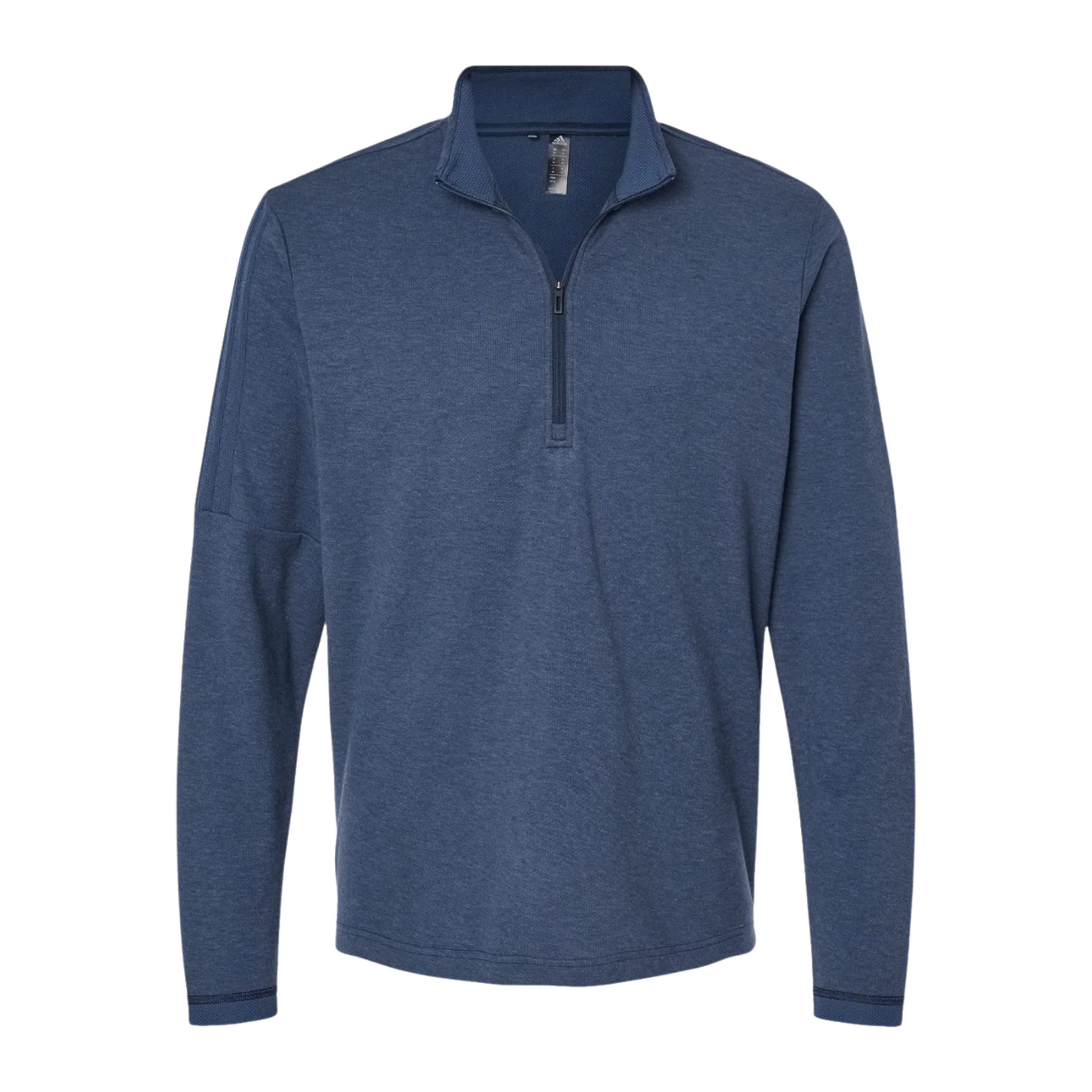 3-Striped Heathered Quarter-Zip - Image 3