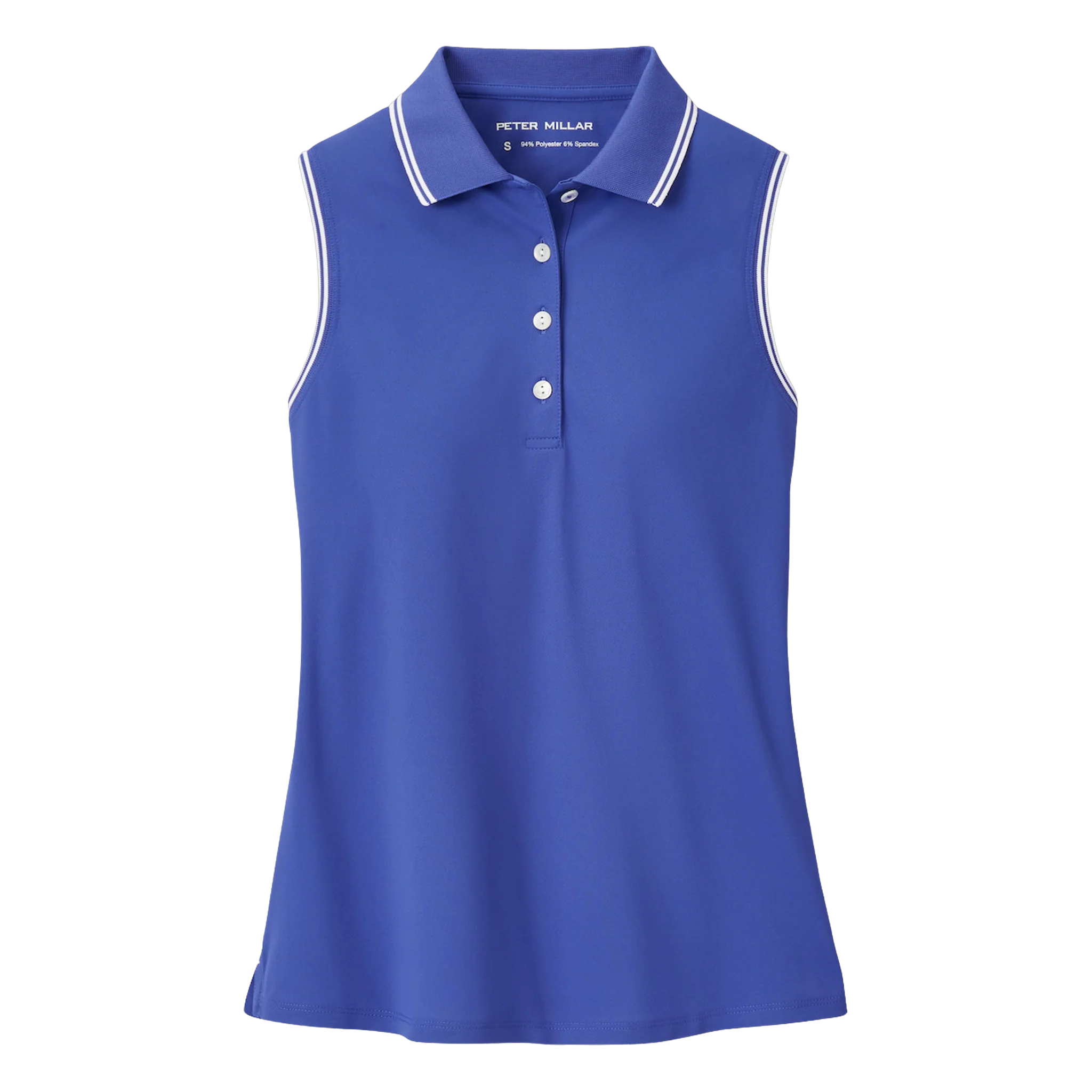 Canterbury Tipped Sport Mesh Sleeveless Polo - Image 3