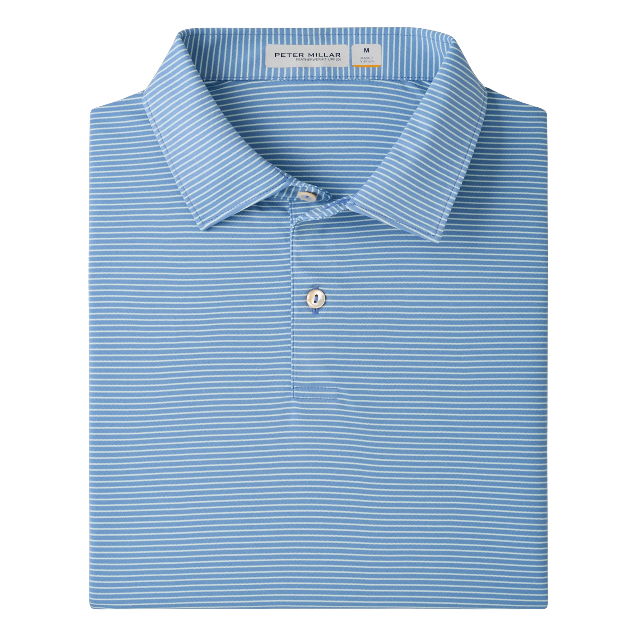 Featherweight Park Stripe Performance Polo