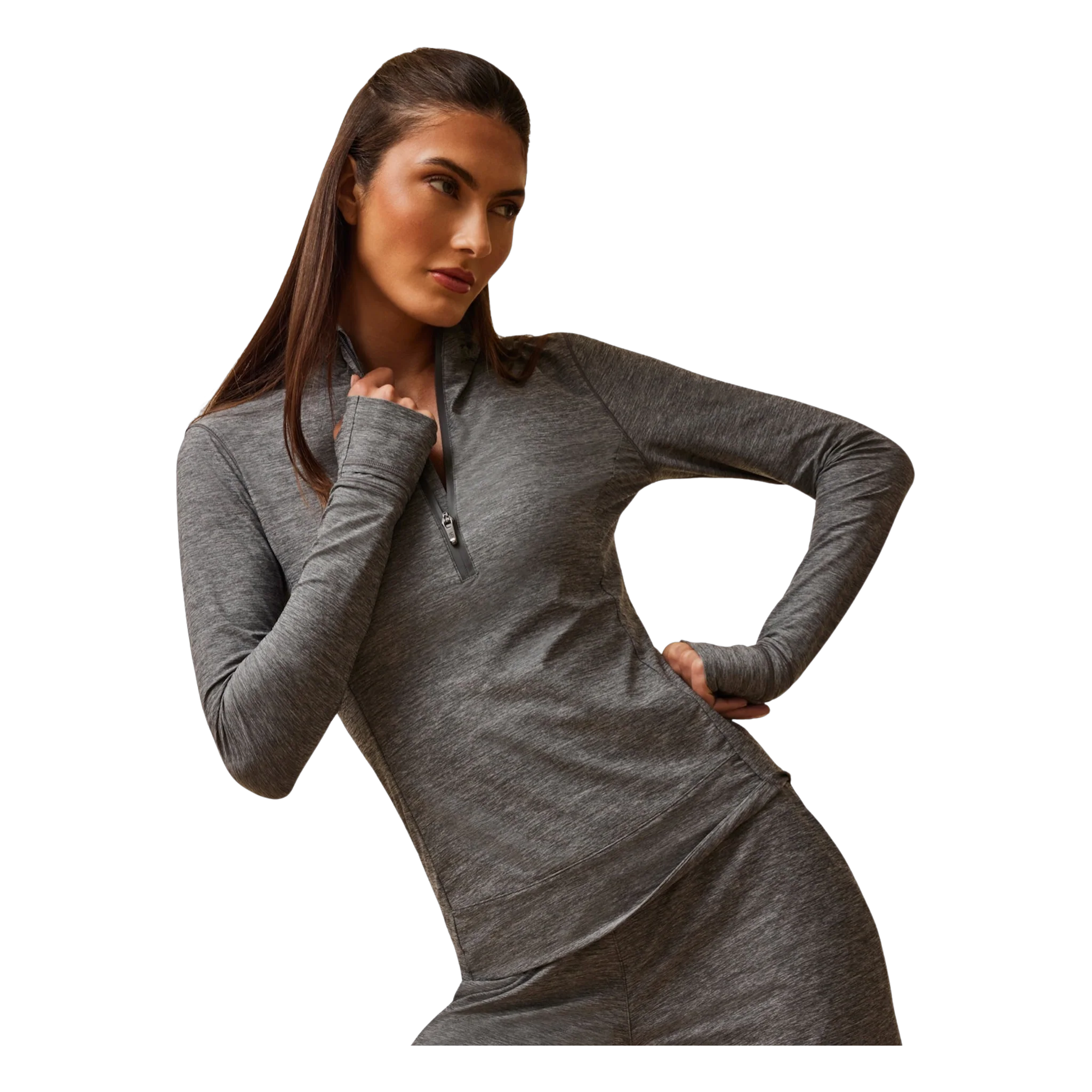 Halley Melange Quarter-Zip
