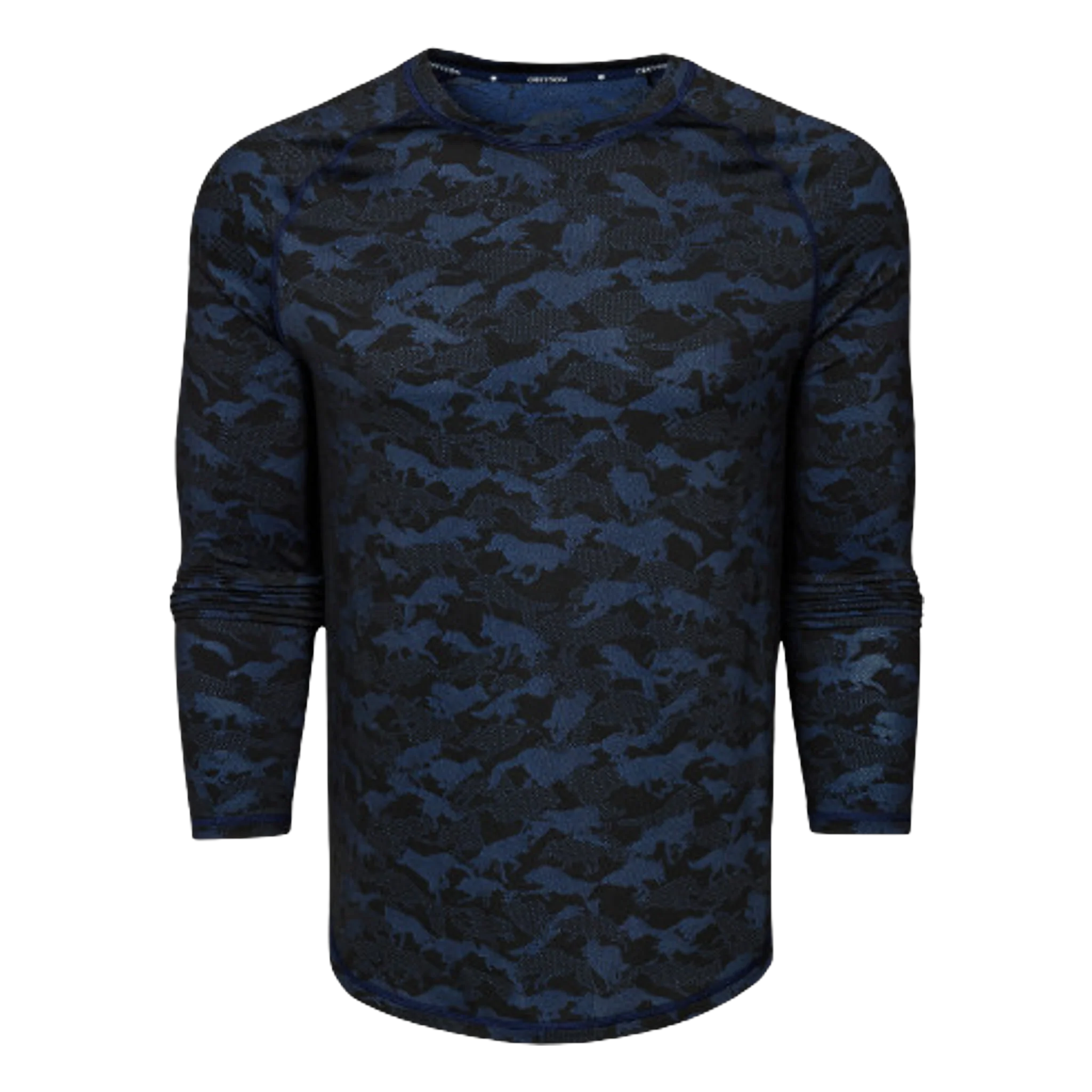 Kennebec Wolfpack Camo Long Sleeve Sport Tee - Image 2