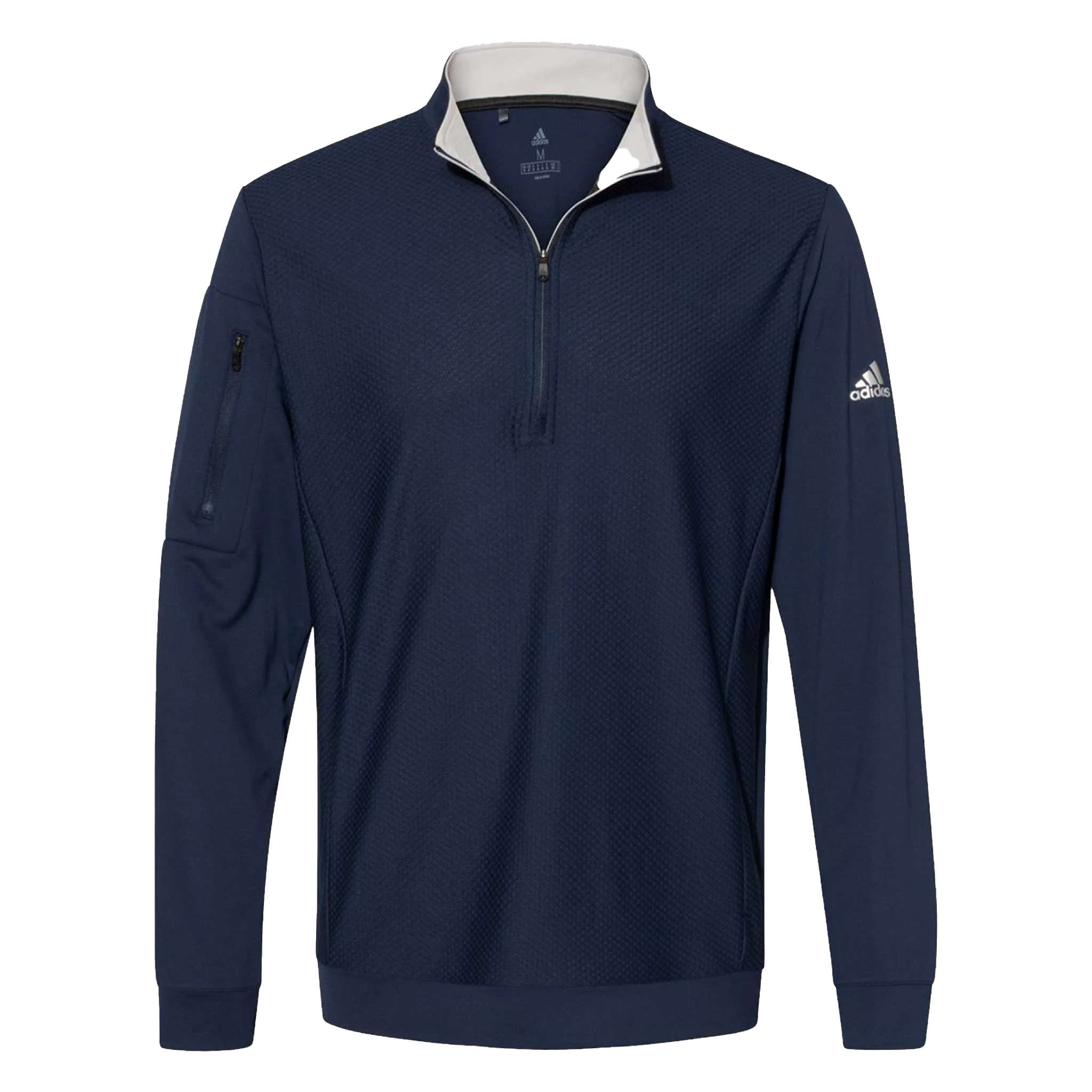 Performance Textured Quarter-Zip Pullover - Image 4