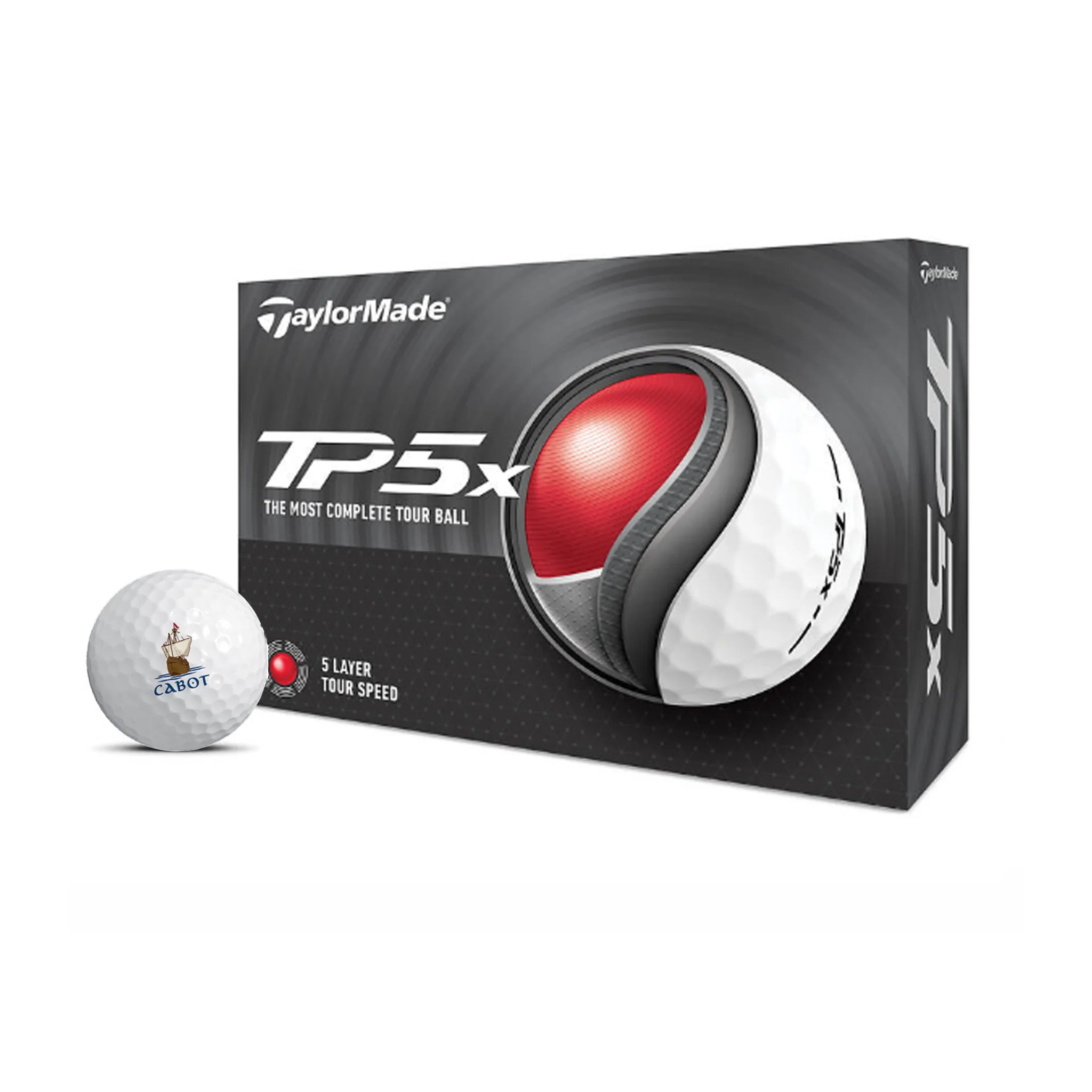 TaylorMade TP5x Cabot Links Golf Balls 12pk